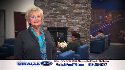 Miracle ford - At Miracle Ford, an oil change is so much more than just an oil change. When you come in for The Works, you receive a complete vehicle checkup that includes a synthetic blend oil change, tire rotation and pressure check, brake inspection, Multi-Point Inspection, fluid top-off, battery test, and filter, belts and hoses check - all for a very competitive price. 